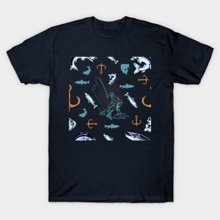 Angler's Pattern of Freshwater Fishing T-Shirt